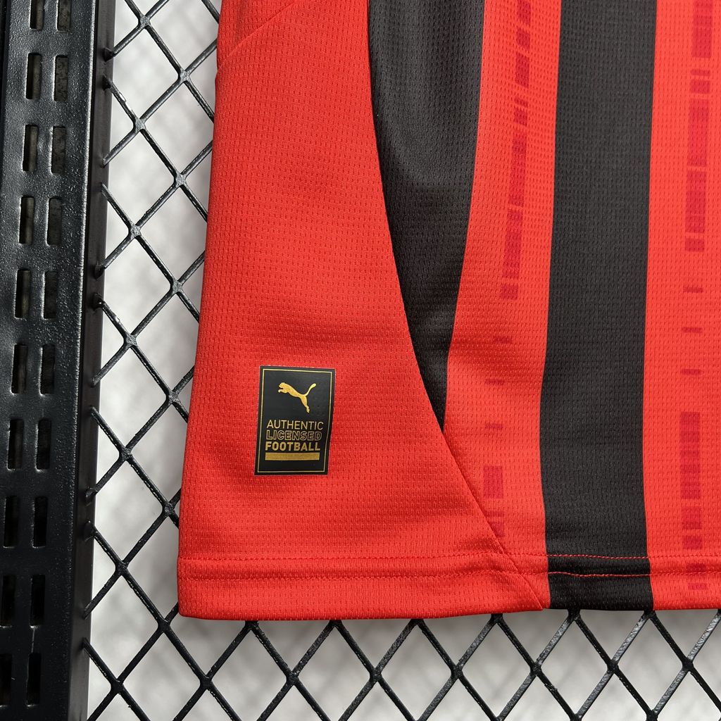 ManixJersey.com | AC Milan 24-25 Home Stadium Jersey - Fans Version -Customize Name, Number and Patch | Worldwide Shipping