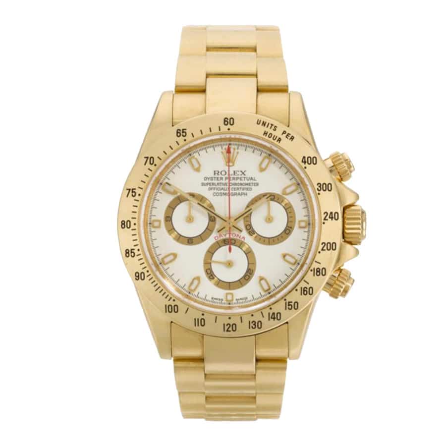 Rolex Daytona Gold Tone White Dial 116523 Oyster Replica-fasswatch