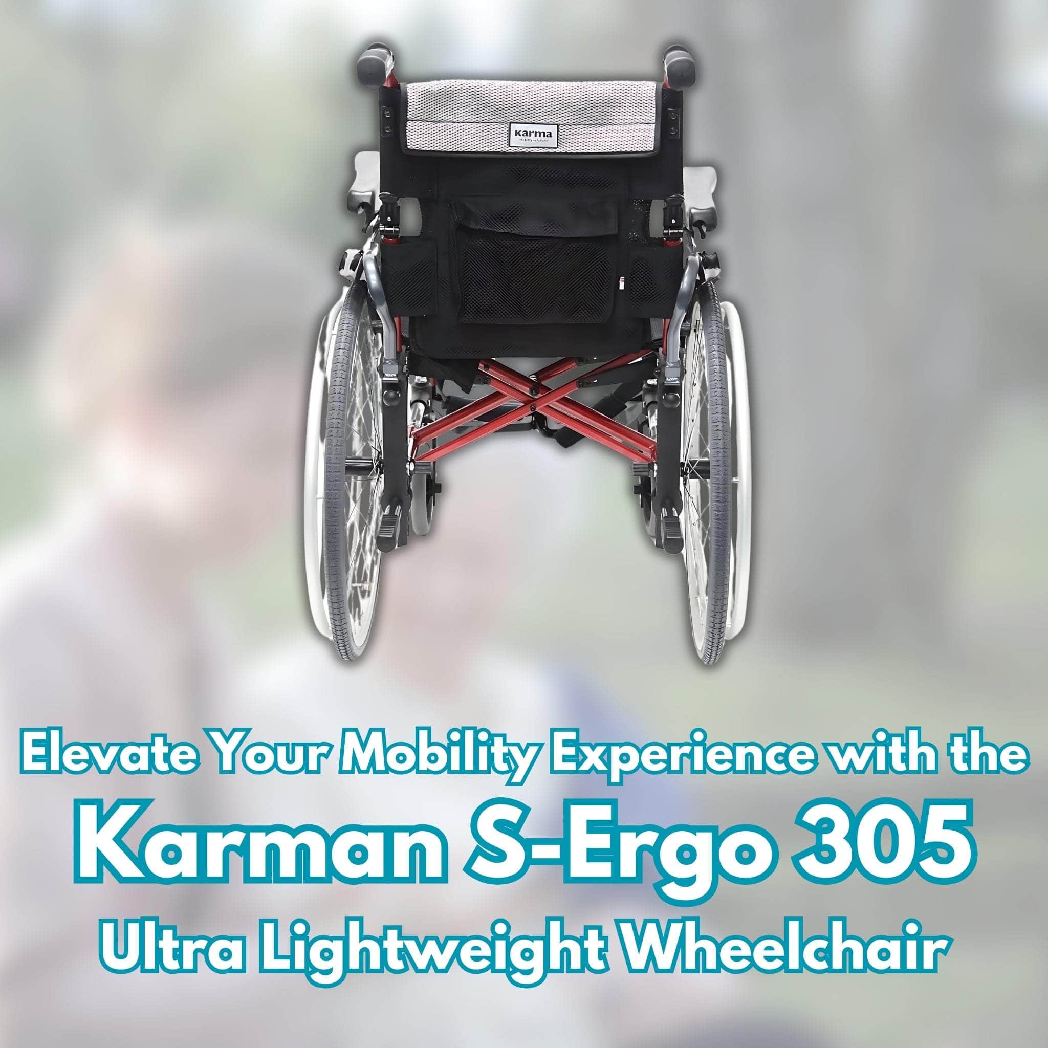 Elevate Your Mobility Experience with the Karman S-Ergo 305 Ultra Lightweight Wheelchair