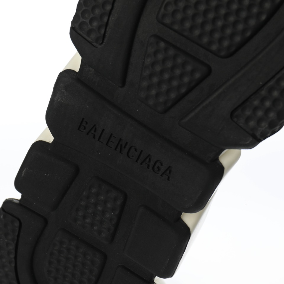 Balenciaga Speed Recycled Knit Sneaker in Black White、mysite、Cacoeks