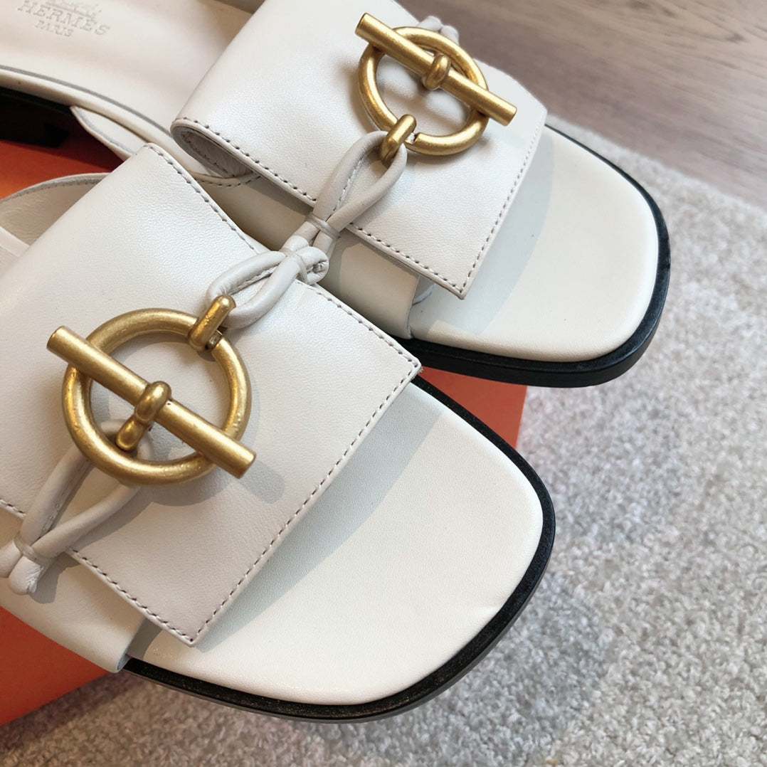 ISLE SANDAL WHITE CALFSKIN、mysite、Cacoeks