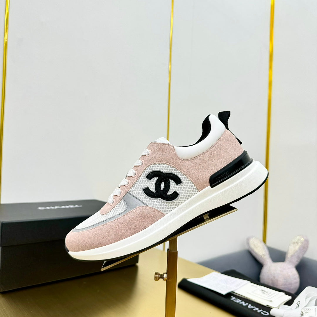 CLASSIC TRAINER IN LIGHT PINK MERCERIZED VELVET、mysite、Cacoeks
