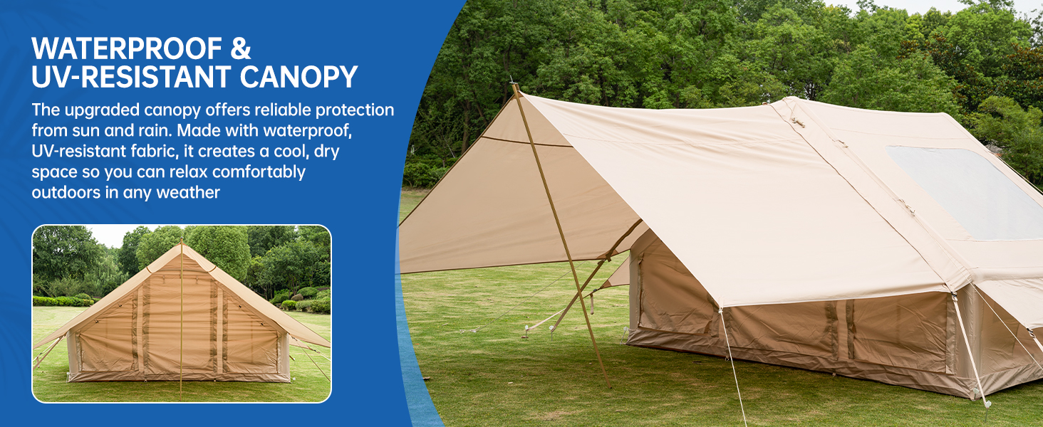 inflatable tent