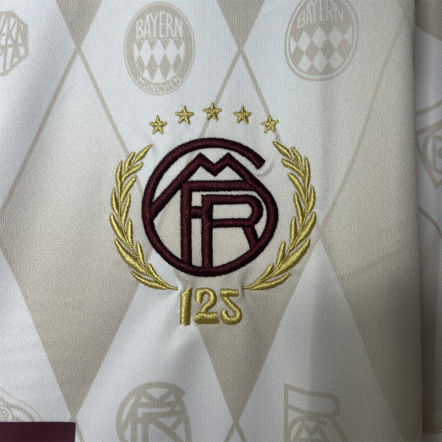 UltraTrikot-Bayern Munich 2025 125th Anniversary Diamond Pattern Special Edition Jersey - Fans Version