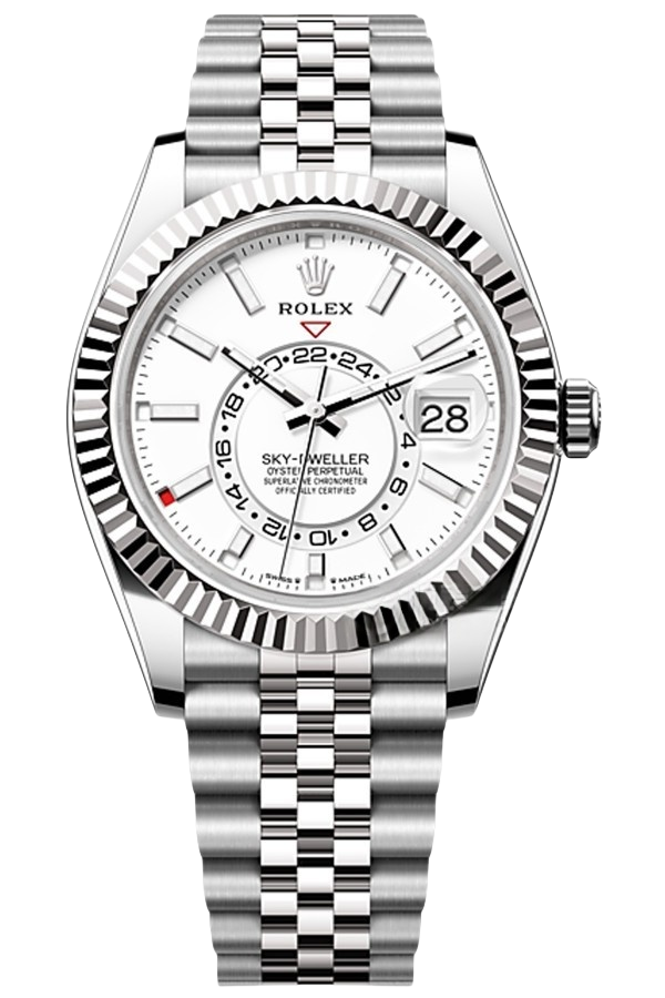 Rolex Sky-Dweller Blue Dial Super Clone Swiss Replica Watch Jubilee Bracelet Ref M336934-0004 Swiss 9002 Movement