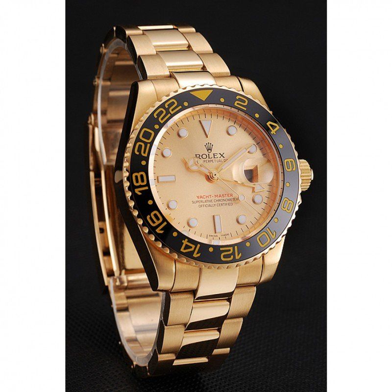 Superclone Rolex Yacht-Master 41mm Gold Dial 1453749-fasswatch
