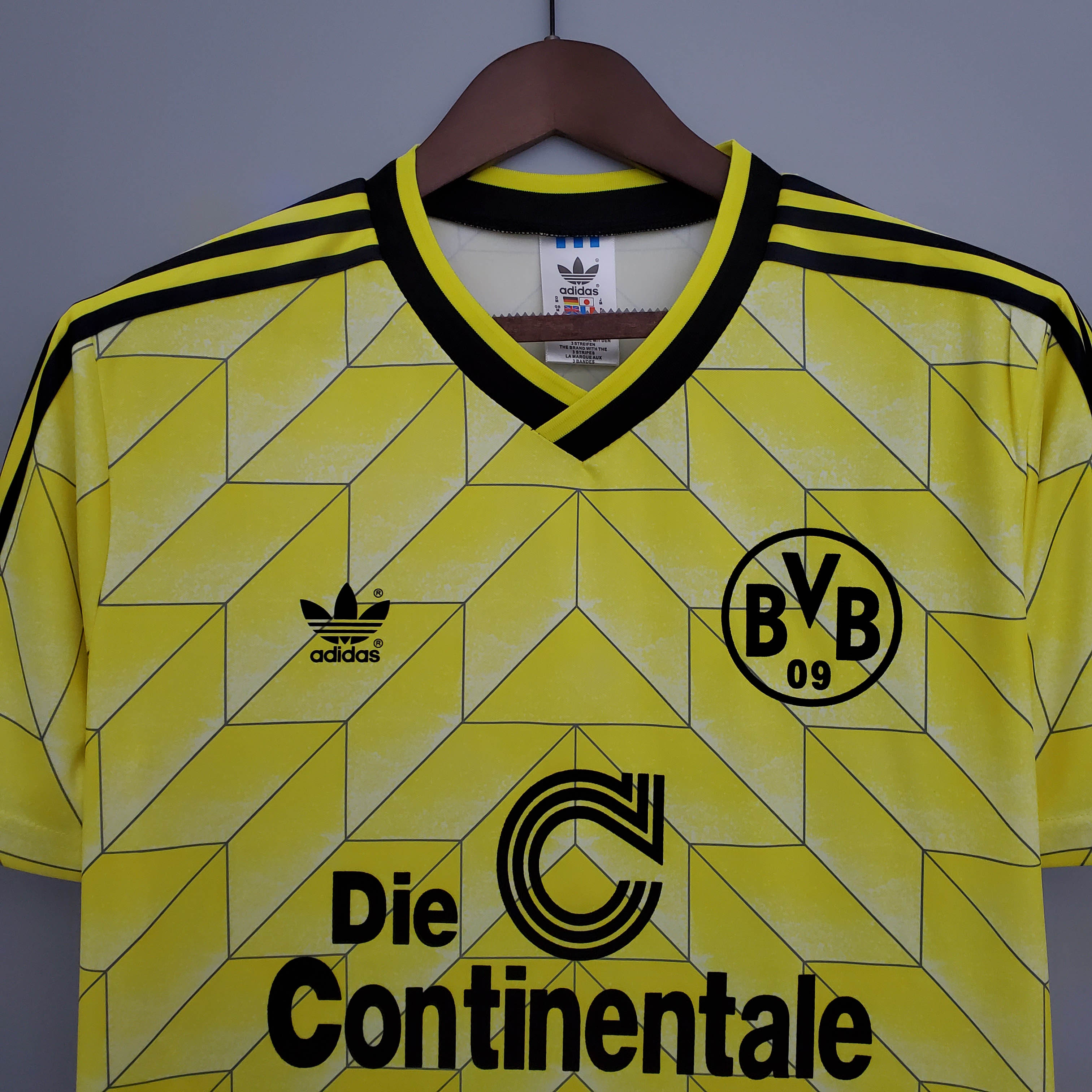 1988/1989 Retro Dortmund Home Football Shirt:football jersey mysite: unitedjerseyfootball 邓江浪:football