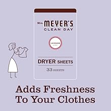 Lavender scent, Mrs. Meyer's Dryer Sheet