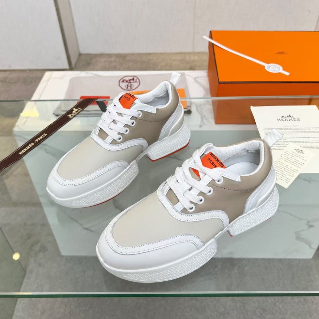 GIGA SNEAKER CARAMEL MIX LIGHT GRAY CALFSKIN、mysite、Cacoeks