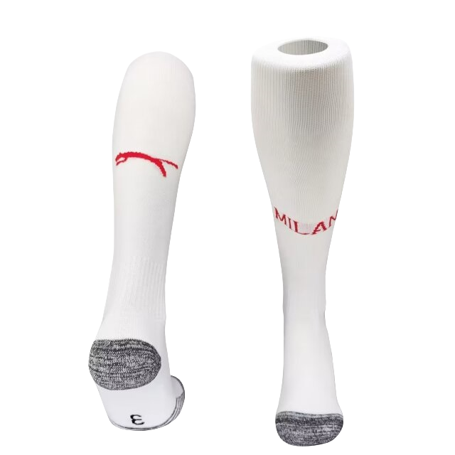 ManixJersey.com | AC Milan 24-25 Home Socks - White -Customize Name, Number and Patch | Worldwide Shipping