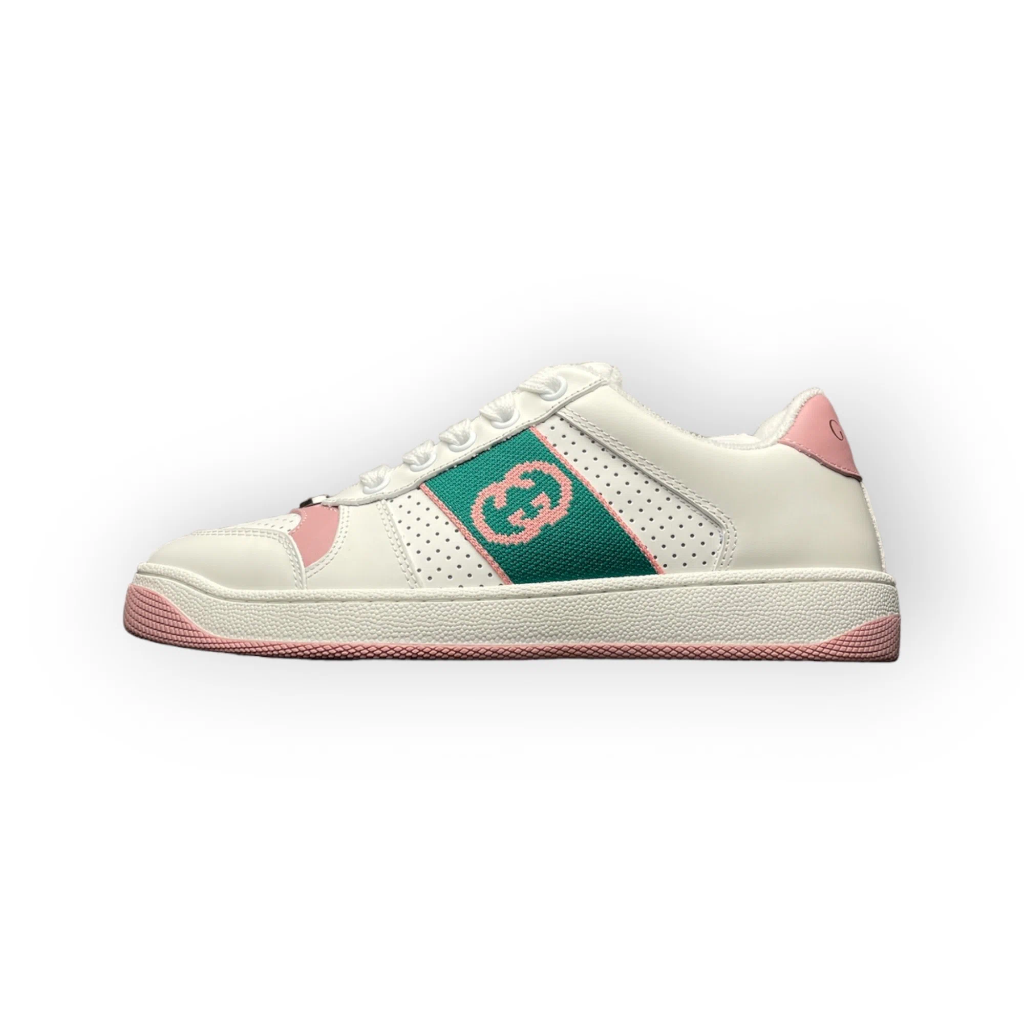 Gucci Screener Sneaker in Light Pink White、mysite、Cacoeks