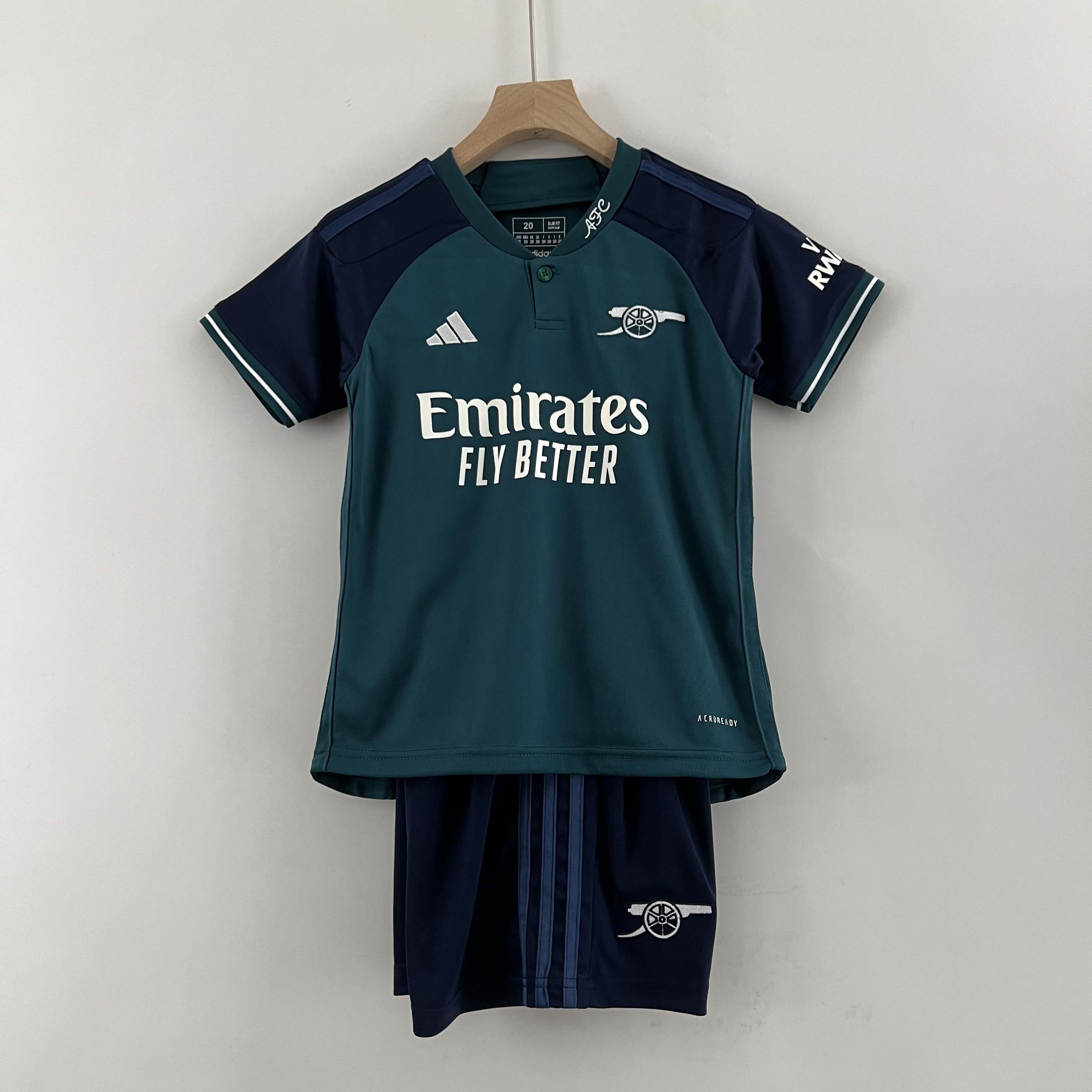 2023/2024 Arsenal Third Away Soccer Jersey Kids Size:football jersey mysite: unitedjerseyfootball 邓江浪:football