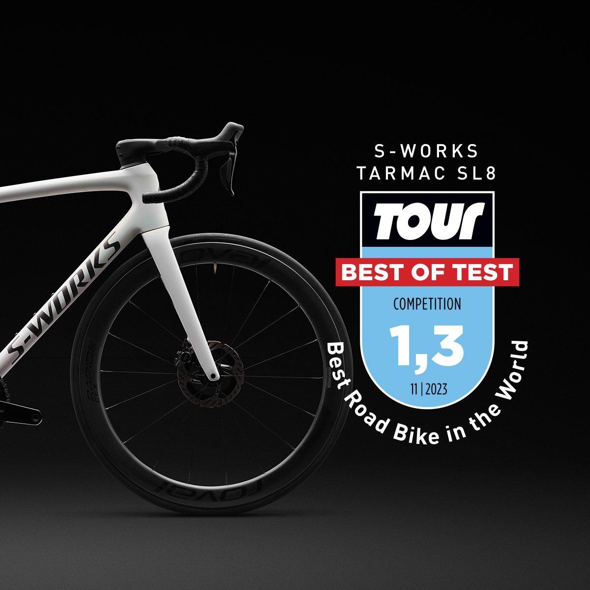 ROAD - 7428 COPY | PDP ARTICLE COMPONENT | 2023 Tarmac SL8 Tour Magazine Best Test Award