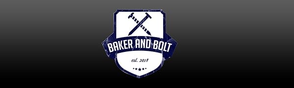 Baker and Bolt 2.5-5.9 inch Brad Point Drill Bits for Wood (Pack of 10)
