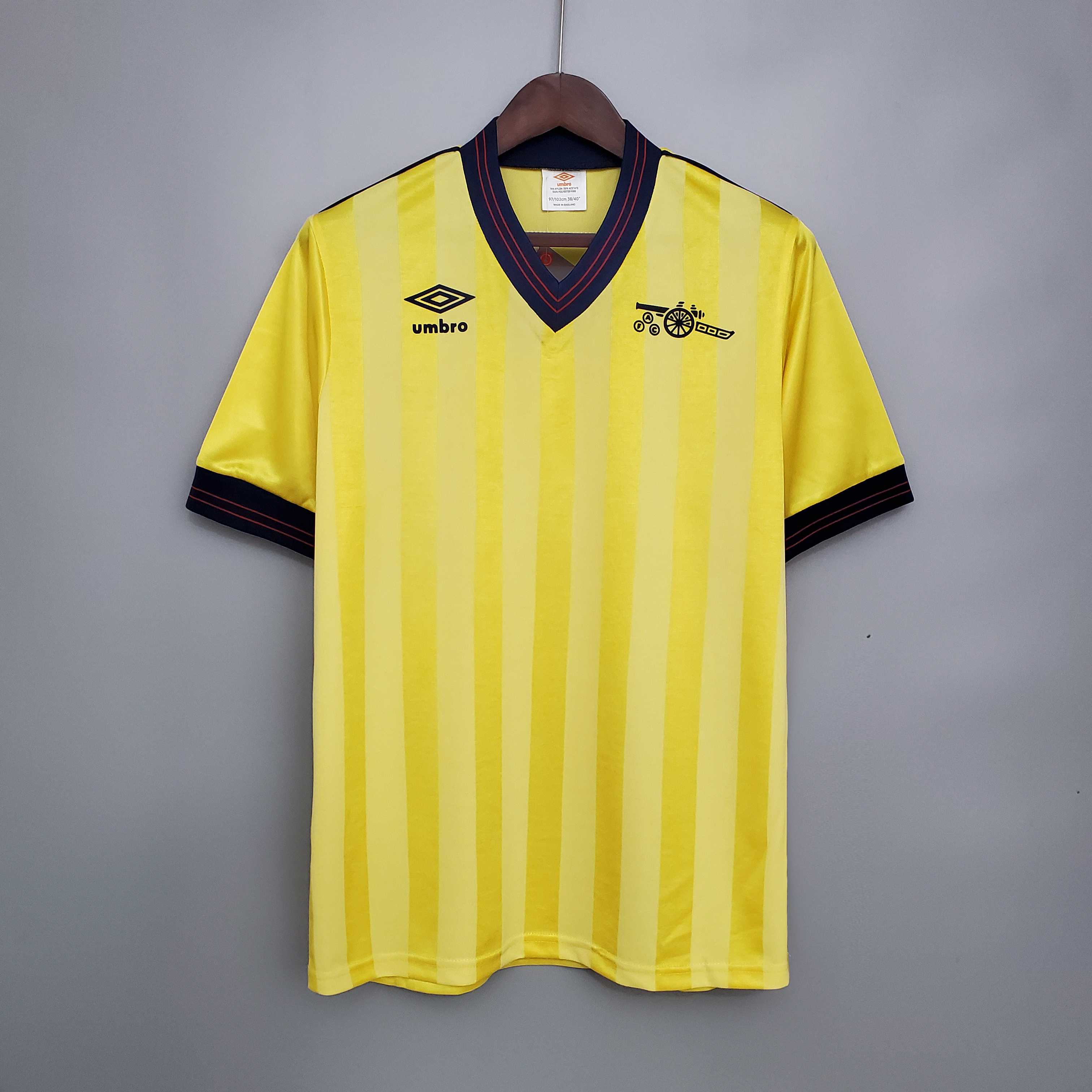 ManixJersey.com | Retro Arsenal 83-86 Away Jersey -Customize Name, Number and Patch | Worldwide Shipping