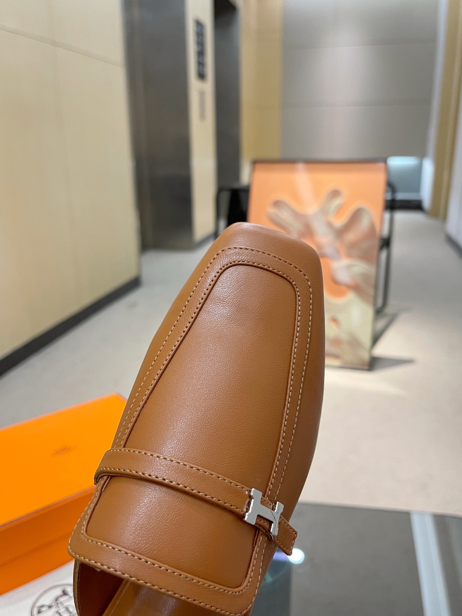 GROUPIE MULE TAWNY LAMBSKIN、mysite、Cacoeks