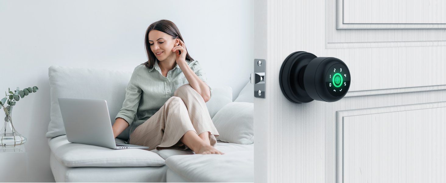 keypad door knob lock