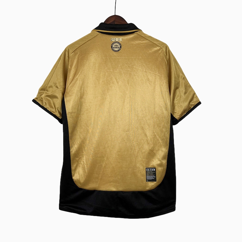 ManixJersey.com | Retro Manchester United 01-02 100th Anniversary Special Edition Jersey - Gold -Customize Name, Number and Patch | Worldwide Shipping