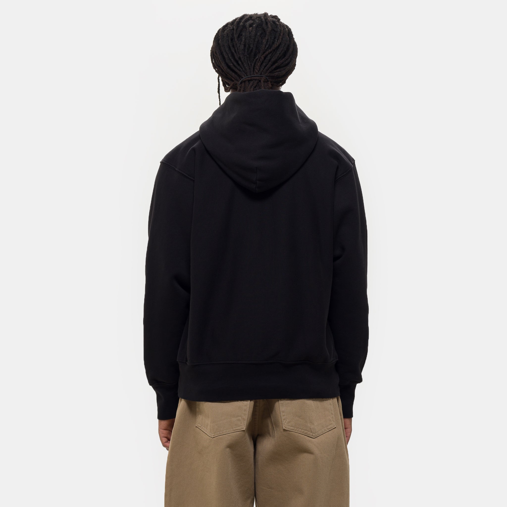 Heavyweight Hoodie in Jet Black