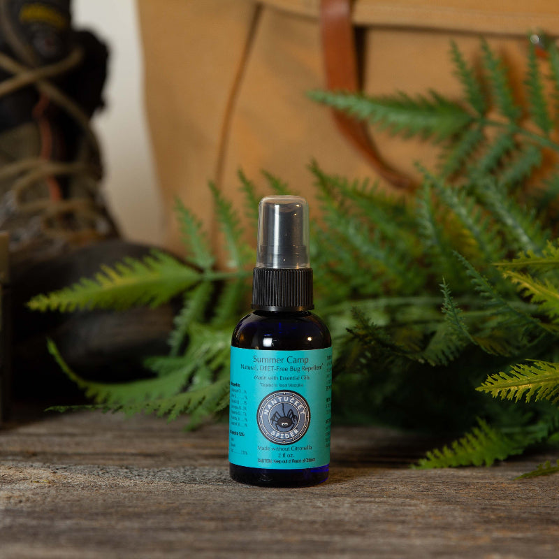 Nantucket Spider Natural Kids Bug Repellent Camping Scene