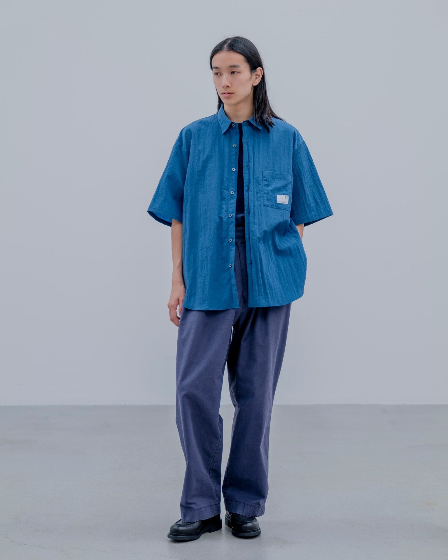 uniform experiment 25S/S CRYSTAL NYLON VENTILATION SHIRT  UE-250021 