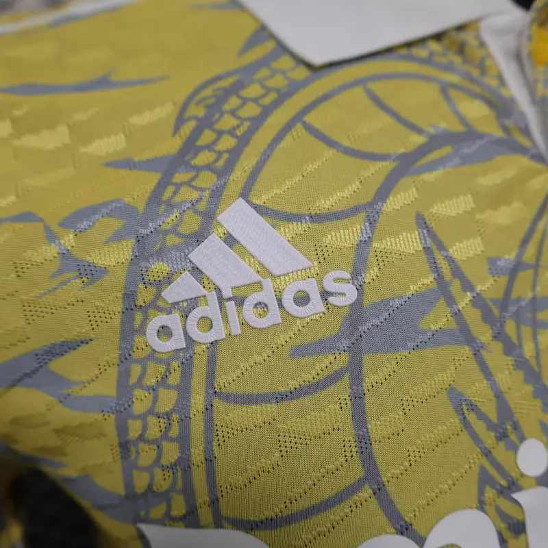 25-26 Real Madrid Dragon Pattern Yellow soccer jersey-Player Version: Ajax 24-25 Home Stadium Jersey - Fans Version mysite: Adidas luxuryfootballshirts.com: https://www.luxuryfootballshirts.com/