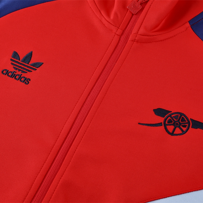 Higojerseys-Arsenal 24-25 Originals LFSTLR Jacket Training Tracksuit - Red and Blue