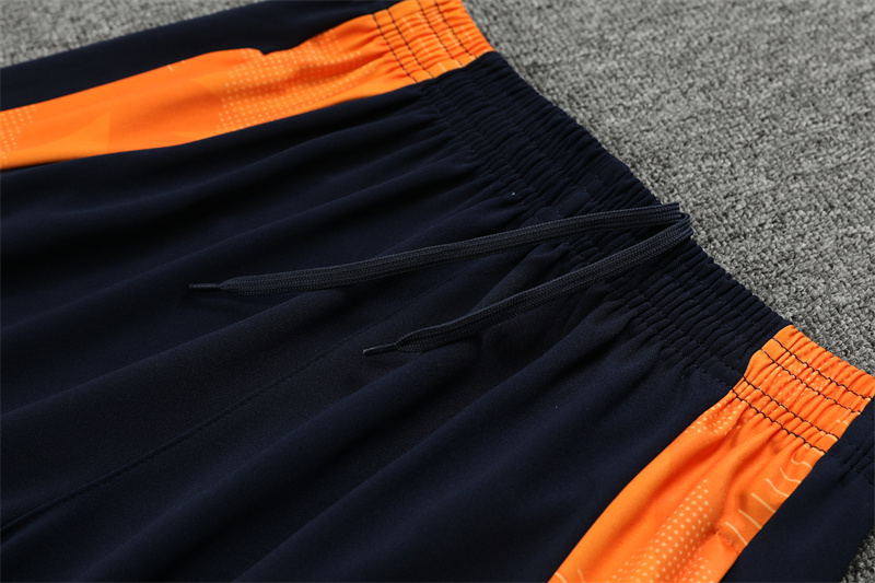 ManixJersey.com | Real Madrid 24-25 Long Sleeve Training Set - Blue & Orange -Customize Name, Number and Patch | Worldwide Shipping