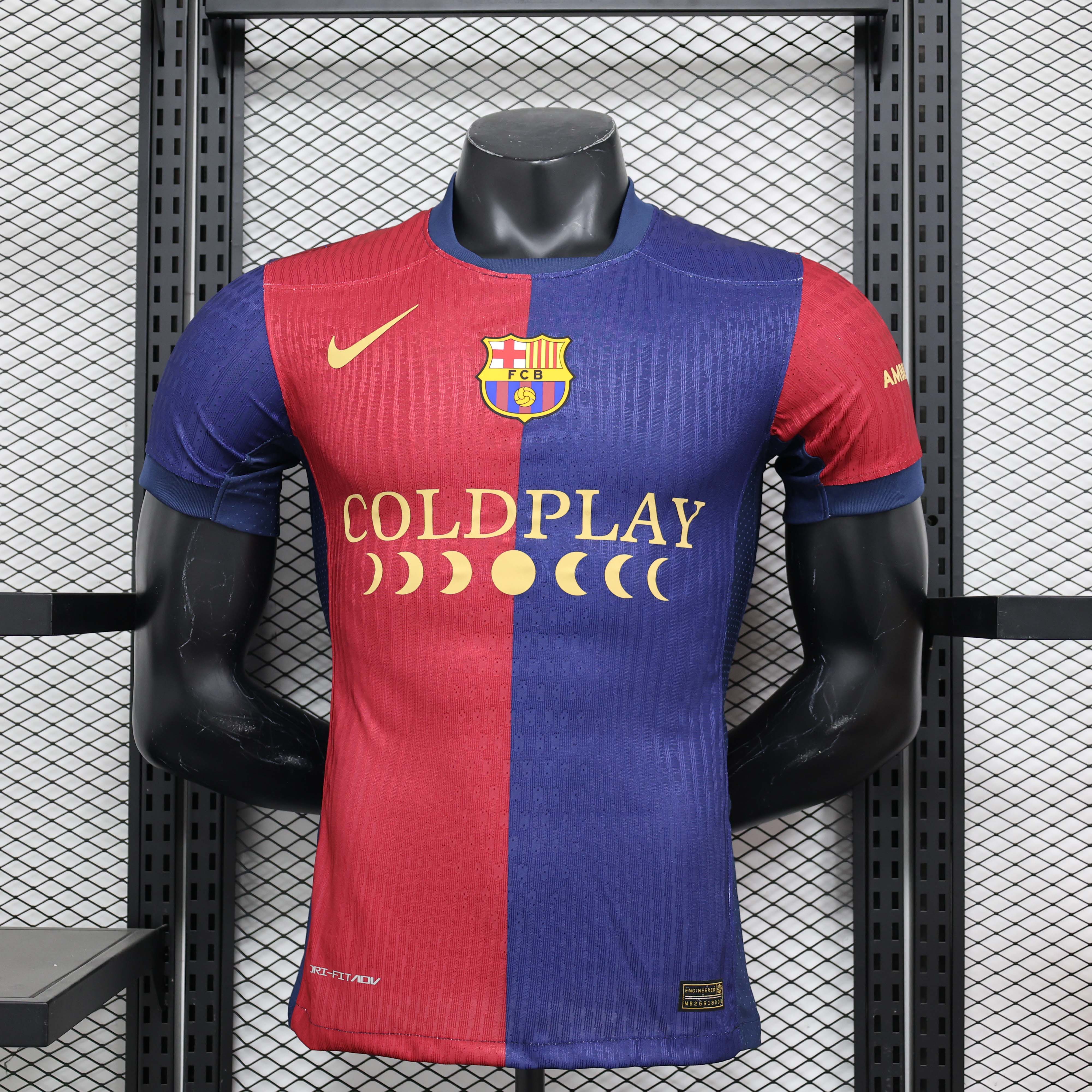 2024/2025 Player Version Barcelona Home X COLDPLAY Football Shirt 1:1 Thai Quality:football jersey mysite: unitedjerseyfootball 邓江浪:football