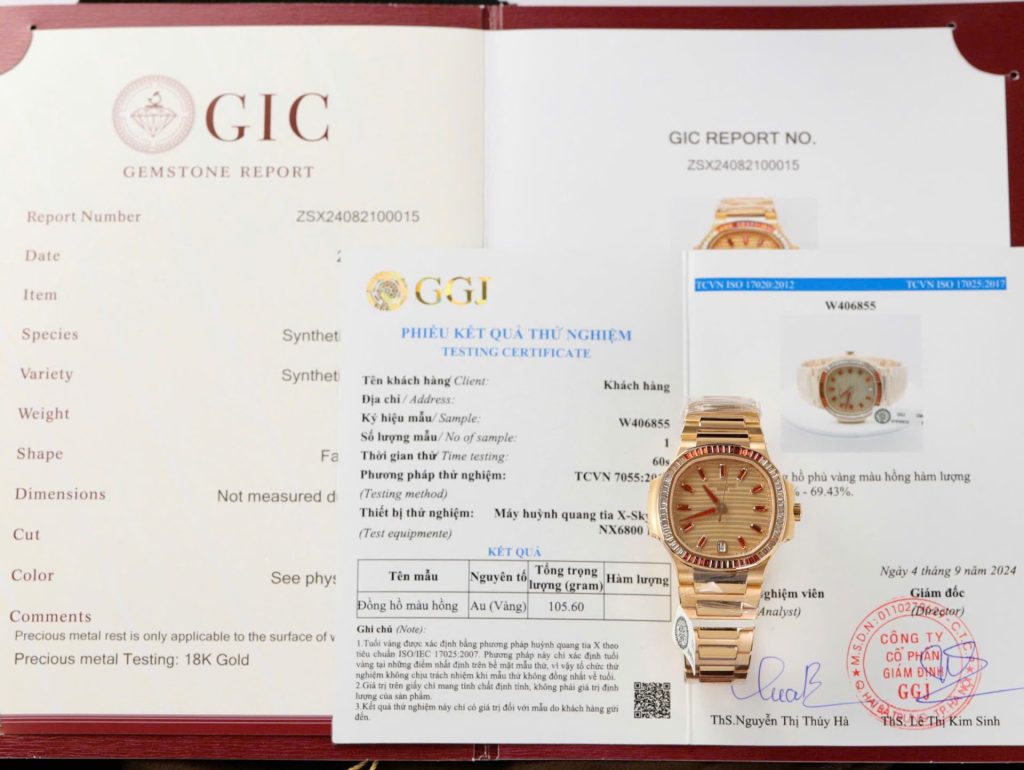 Đồng Hồ Patek Philippe Chế Tác Nautilus 7118-1300R Bọc Vàng Hồng 35 (2)
