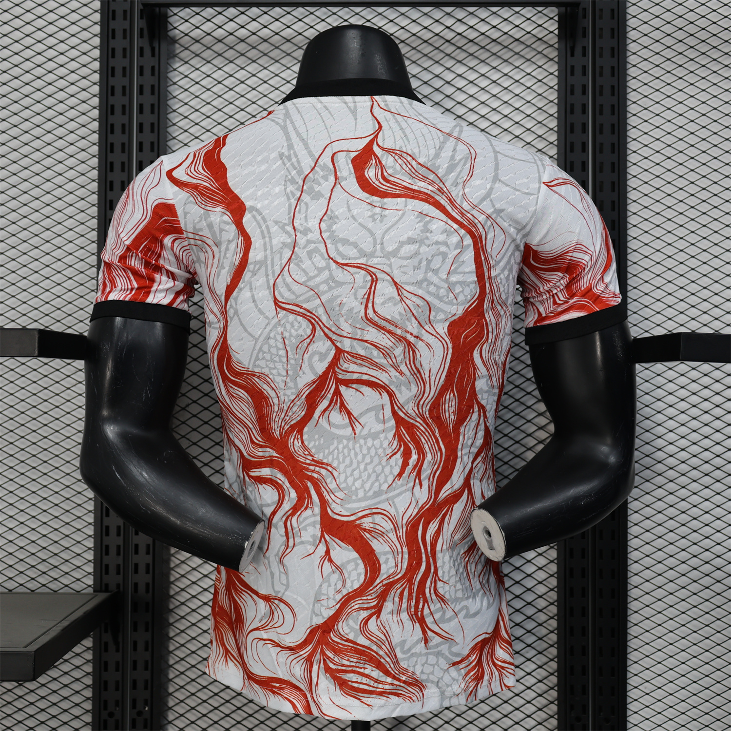 UltraTrikot-Real Madrid 24-25 Black & Red Loong White Jersey - Player Version