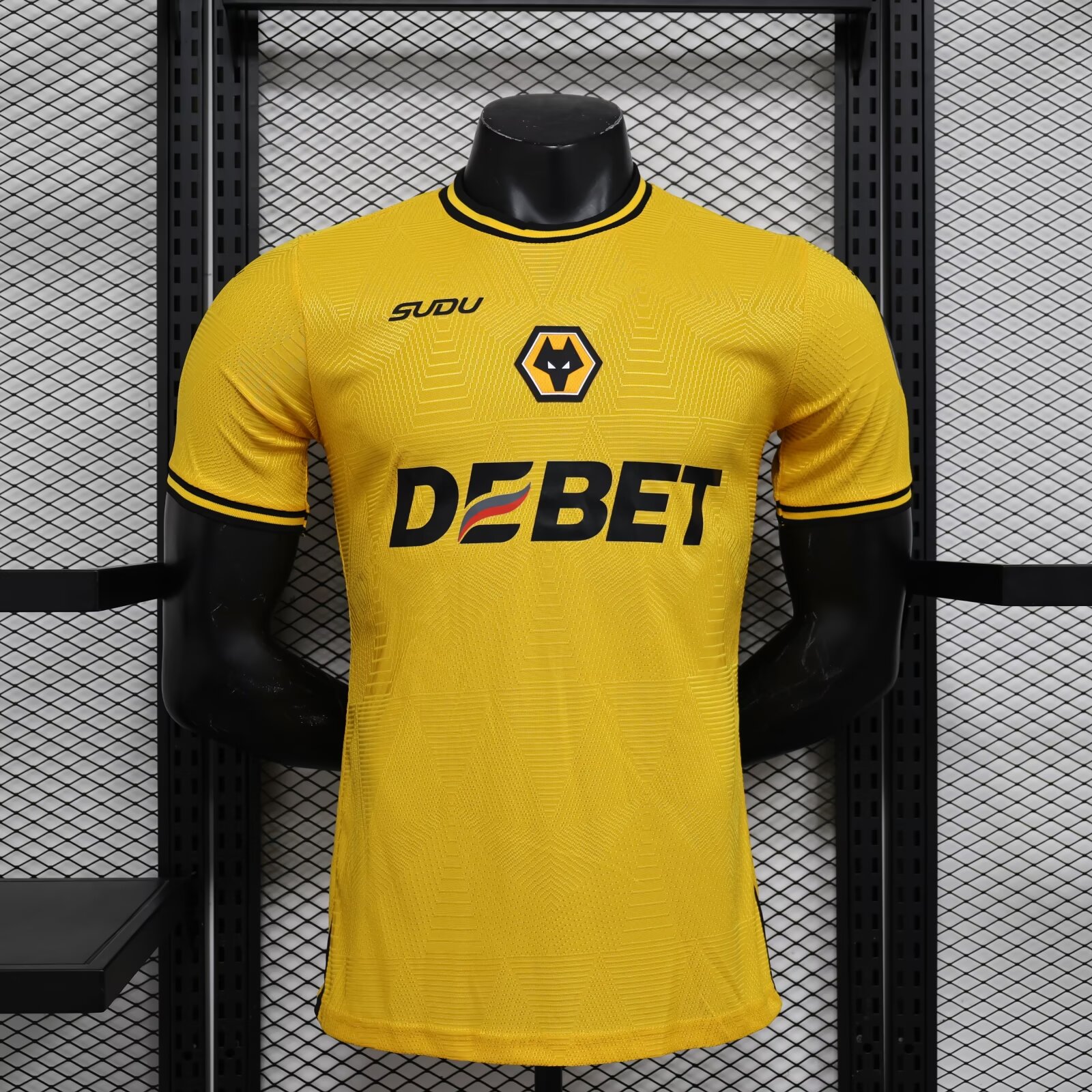 ManixJersey.com | Wolverhampton Wanderers Wolves 24-25 Home Jersey - Player Version -Customize Name, Number and Patch | Worldwide Shipping