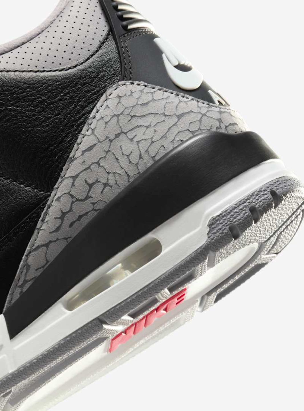 Air Jordan 3 Retro OG Black Cement (2024)、JORDAN、Cacoeks