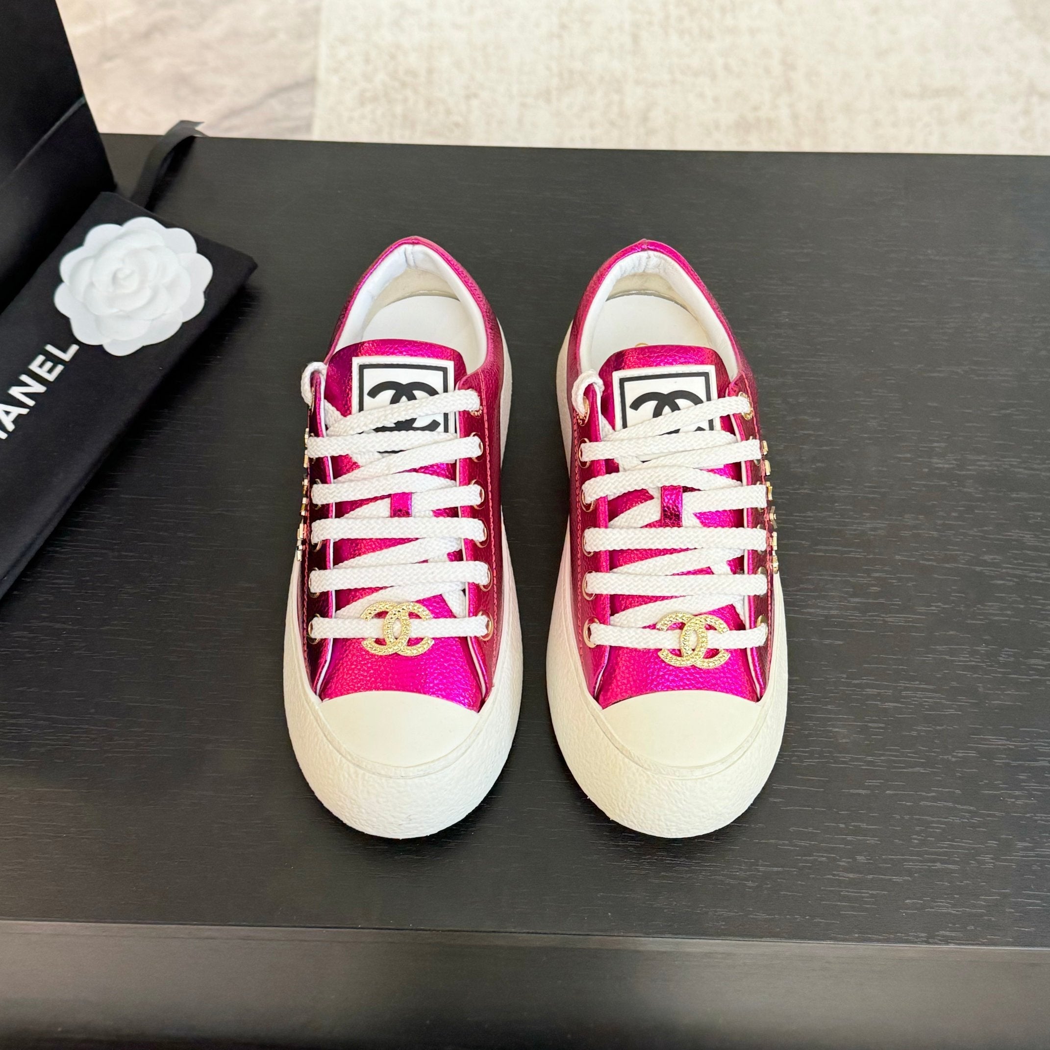 BIG-HEAD COOKIE SHOES IN MAGENTA PURPLE LAMBSKIN、mysite、Cacoeks