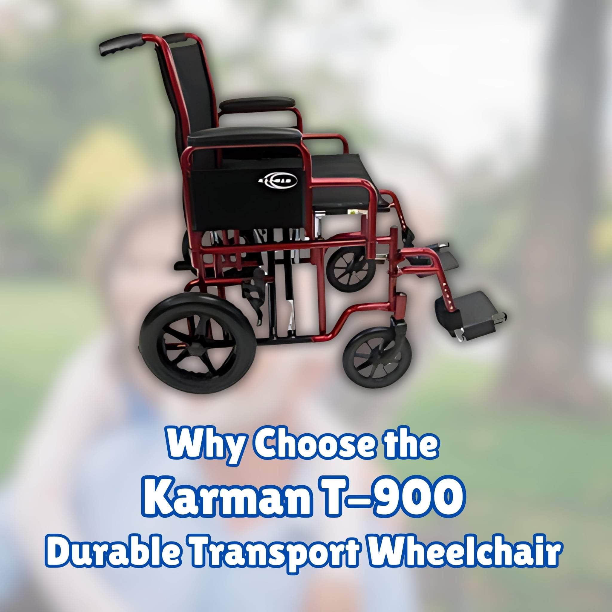 Why Choose the Karman T-900 Durable Transport Wheelchair?