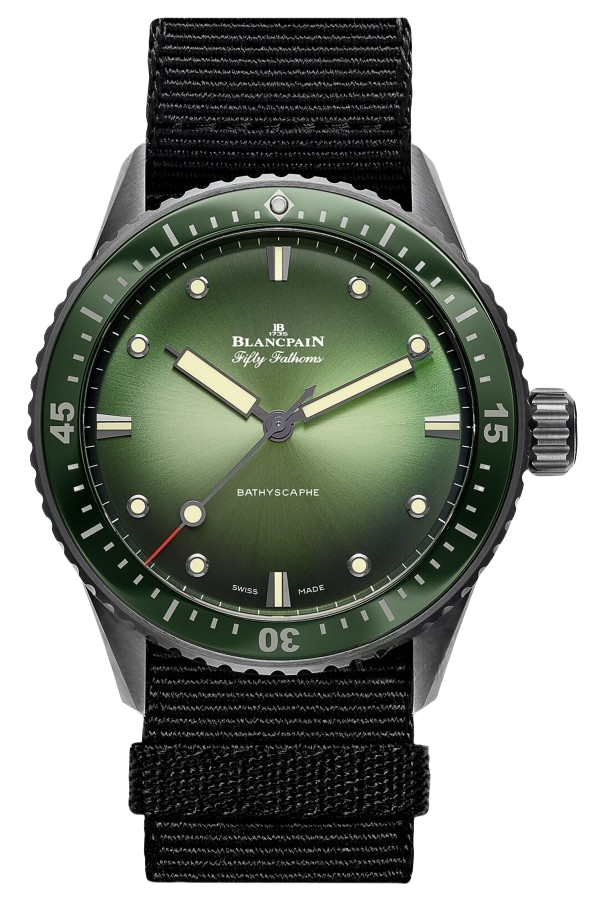 Blancpain Fifty Fathoms Ref. 5005-0153-NABA Super Clone Watch – Limited Edition Deep Diver Black Dial Fake Replica