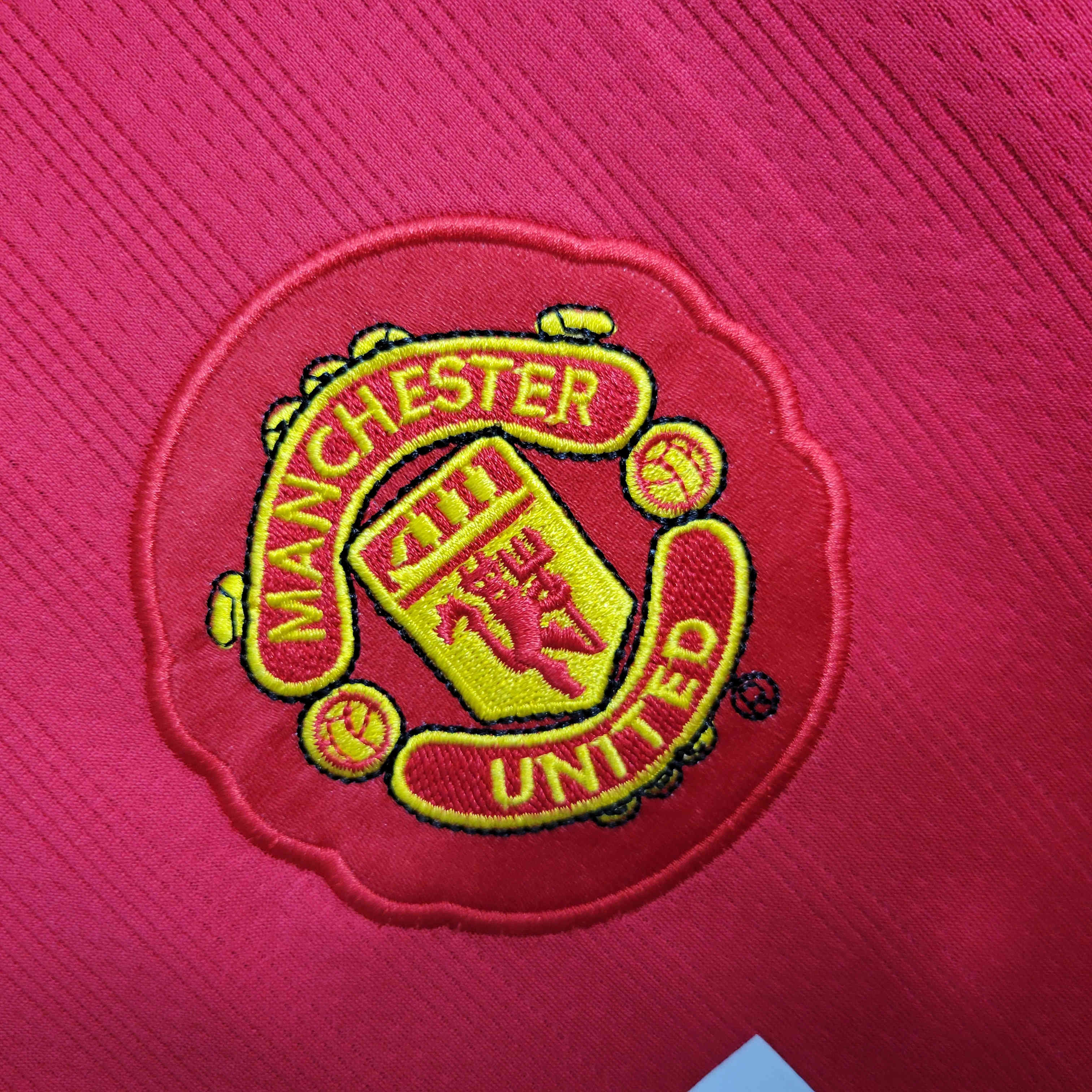 Higojerseys-Retro Manchester United 07-08 Home Jersey - Champions League Final Version