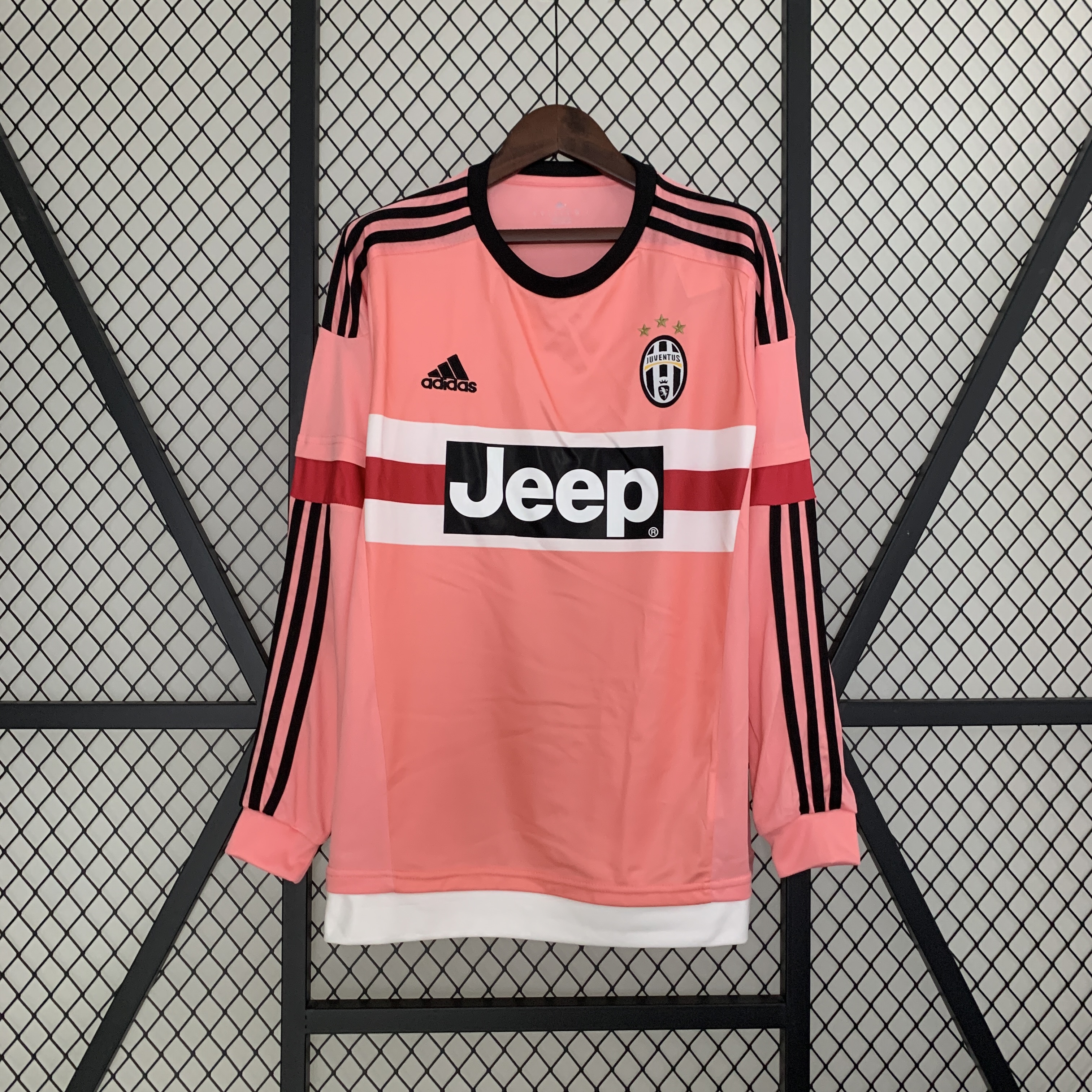 JerseysGala.com | Retro Juventus 15-16 Away Stadium Long Sleeve Jersey -Customize Name, Number and Patch | Worldwide Shipping