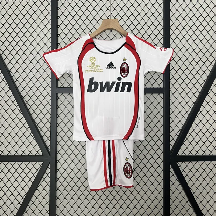 2006/2007 Retro AC Milan Away Soccer Jersey 1:1 Thai Quality Kids Size:football jersey mysite: unitedjerseyfootball 邓江浪:football