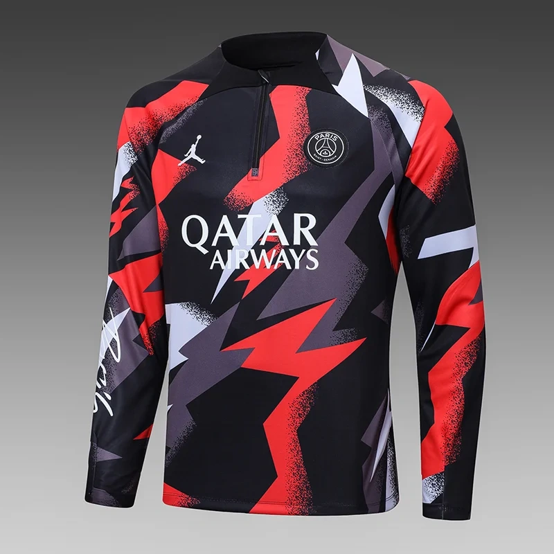 24-25 Paris Saint-Germain PSG adult long-sleeved half-pull training suit kit: Ajax 24-25 Home Stadium Jersey - Fans Version mysite: Adidas luxuryfootballshirts.com: https://www.luxuryfootballshirts.com/