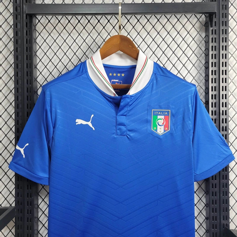 ManixJersey.com | Retro Italy 2012 Home Stadium Jersey -Customize Name, Number and Patch | Worldwide Shipping
