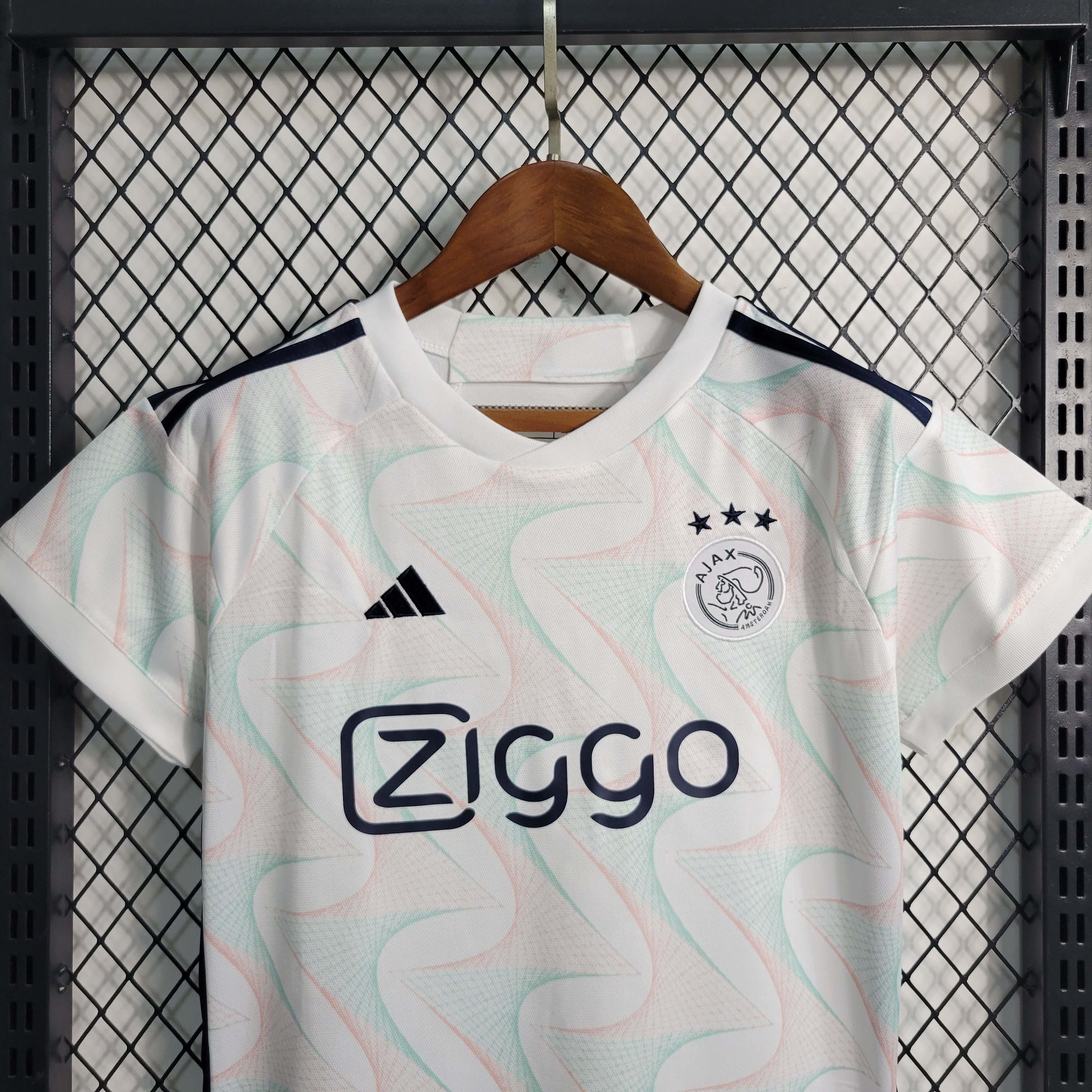 2023/2024 Ajax away Football Shirt 1:1 Thai Quality Kids Size:football jersey mysite: unitedjerseyfootball 邓江浪:football