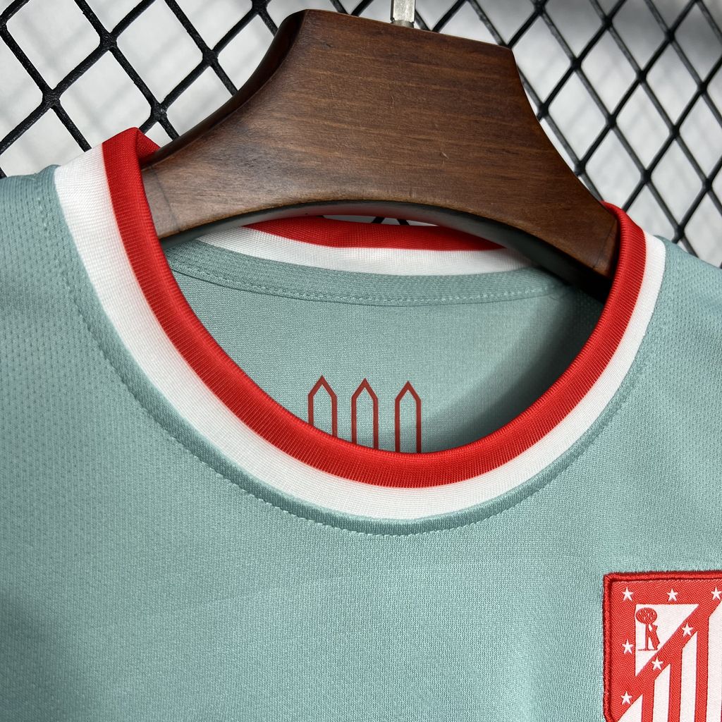ManixJersey.com | Atletico Madrid 24-25 Away Kids Kit -Customize Name, Number and Patch | Worldwide Shipping