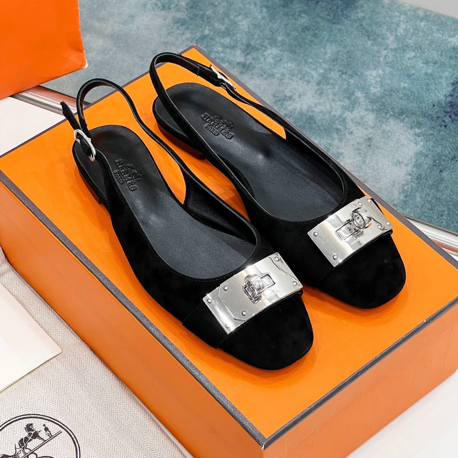 INNOCENTE SLINGBACK BLACK SUEDE、mysite、Cacoeks