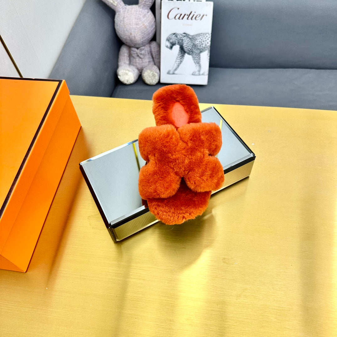 0RAN SHEARLING SANDALS SALAMANDER ORANGE、mysite、Cacoeks