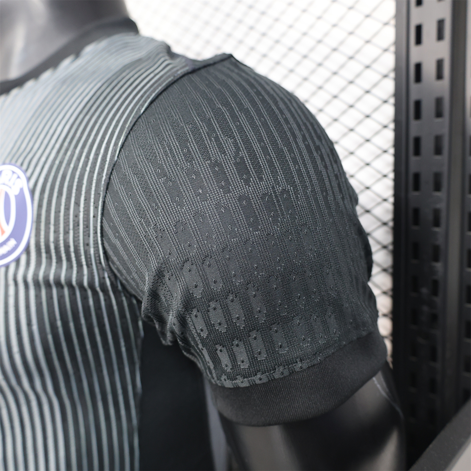 Funinjersey-Paris Saint-Germain PSG 25-26 Black GK Goalkeeper Unsponsored Jersey - Player Version