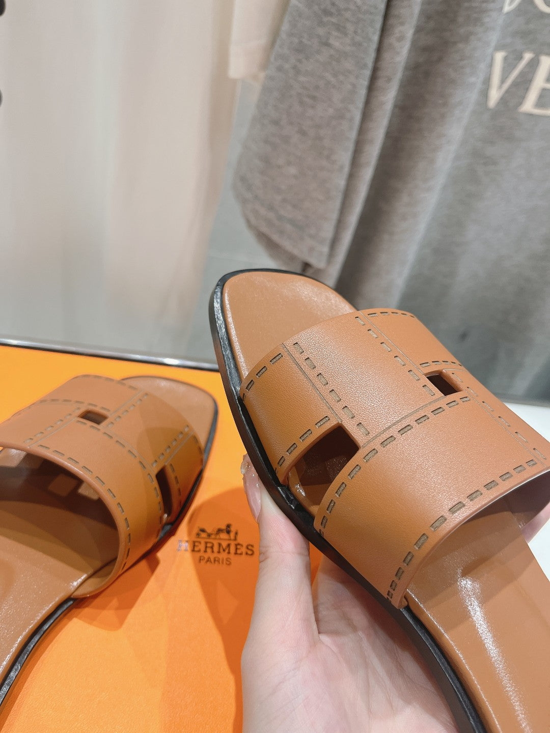 Idioma Sandal Tan Calfskin、mysite、Cacoeks