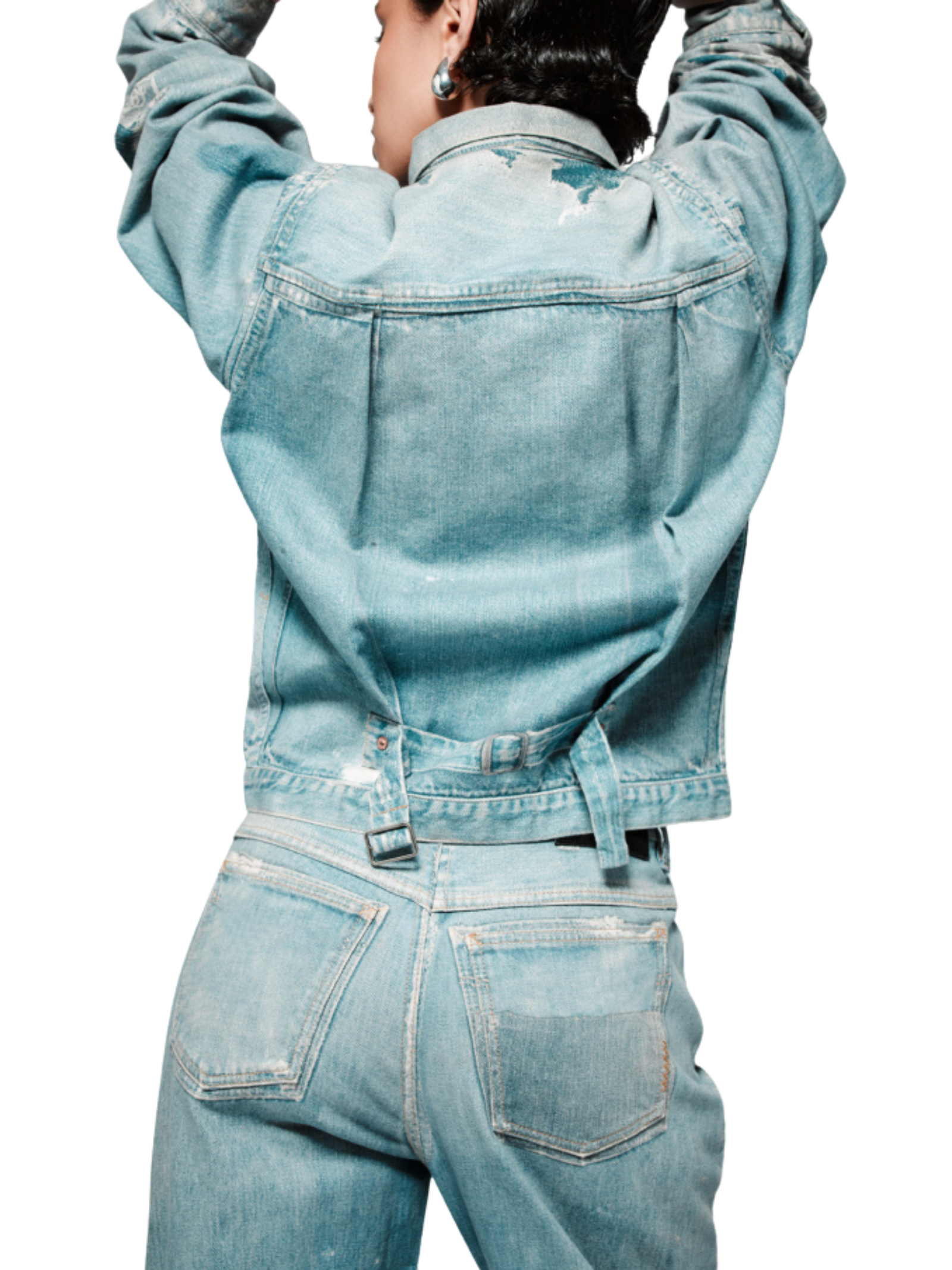 Coco Relaxed Digital Indigo