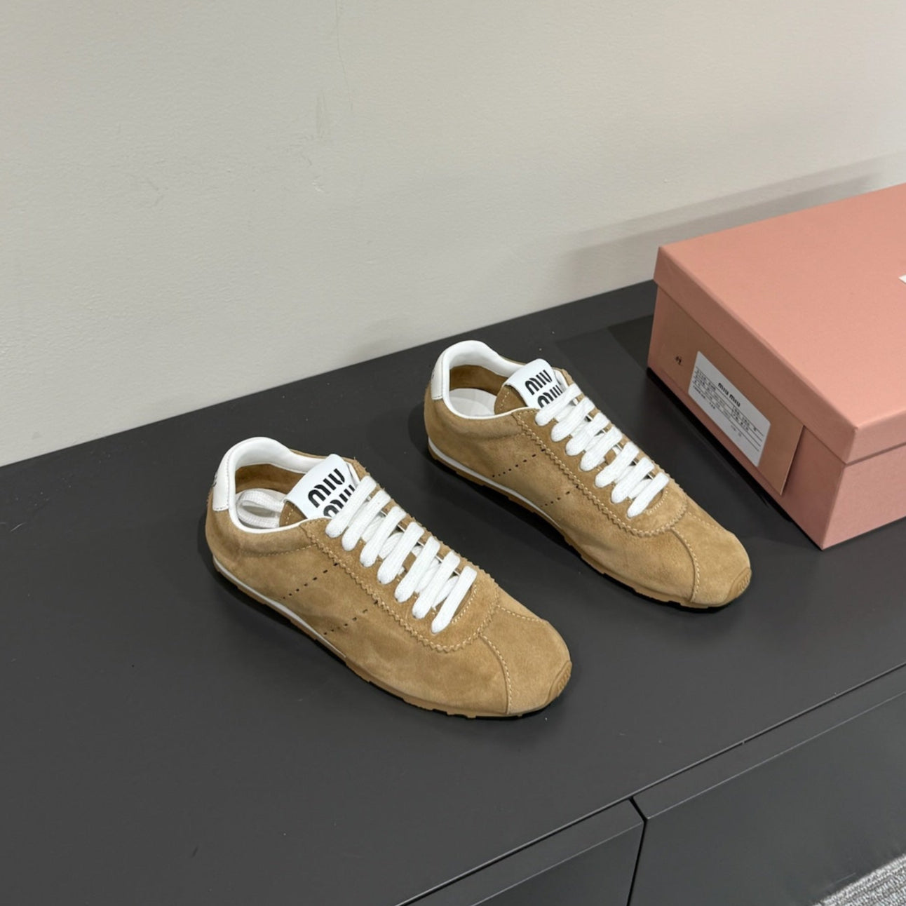 PLUME SUEDE SNEAKERS EARTH BROWN、mysite、Cacoeks