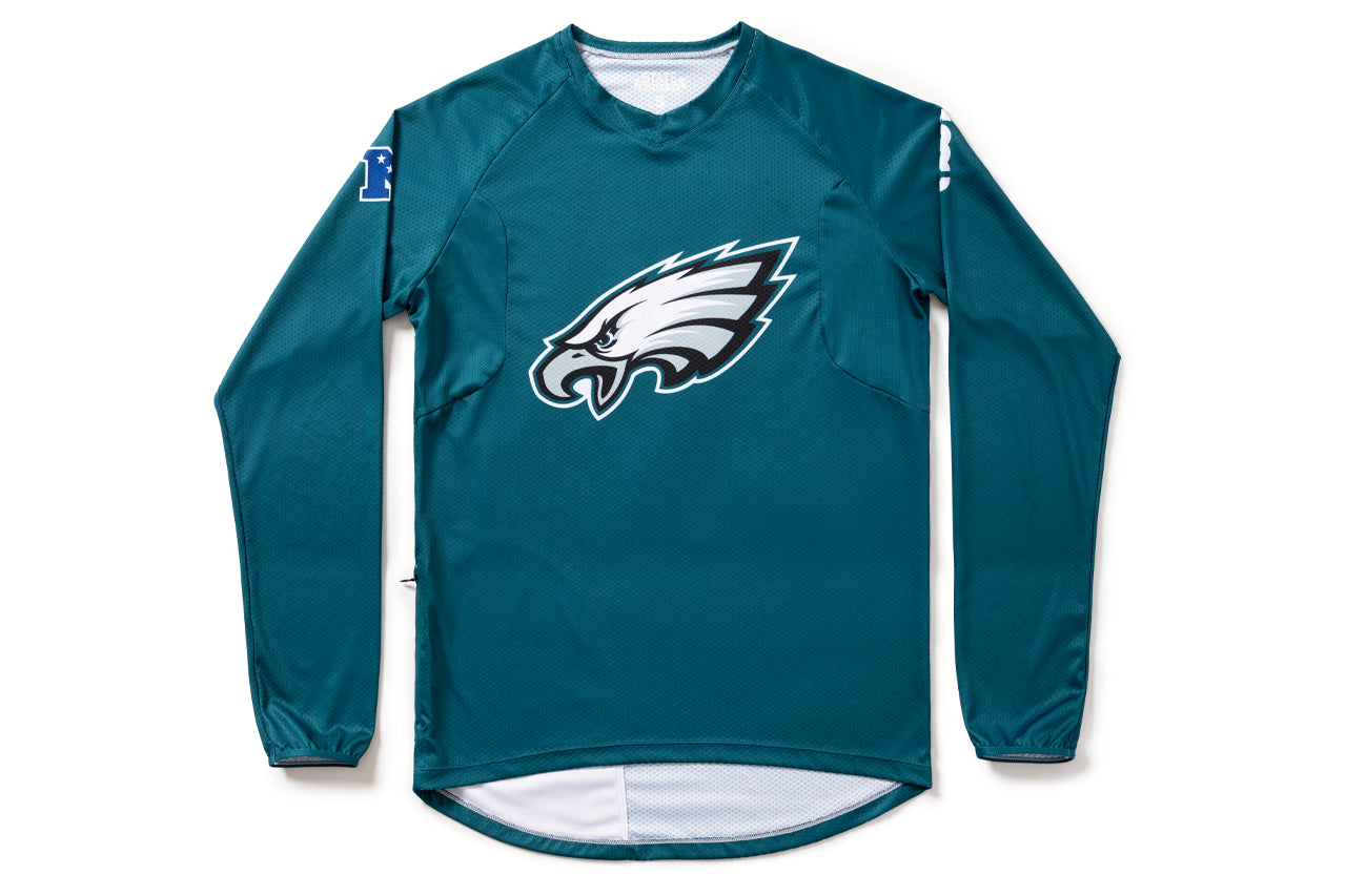#NFLJ-PHI – NFL Collection | Long Sleeve MTB Jersey – PHI Eagles (Size Small, Like-New – Used for Photos)、mySite、bearsvspackers